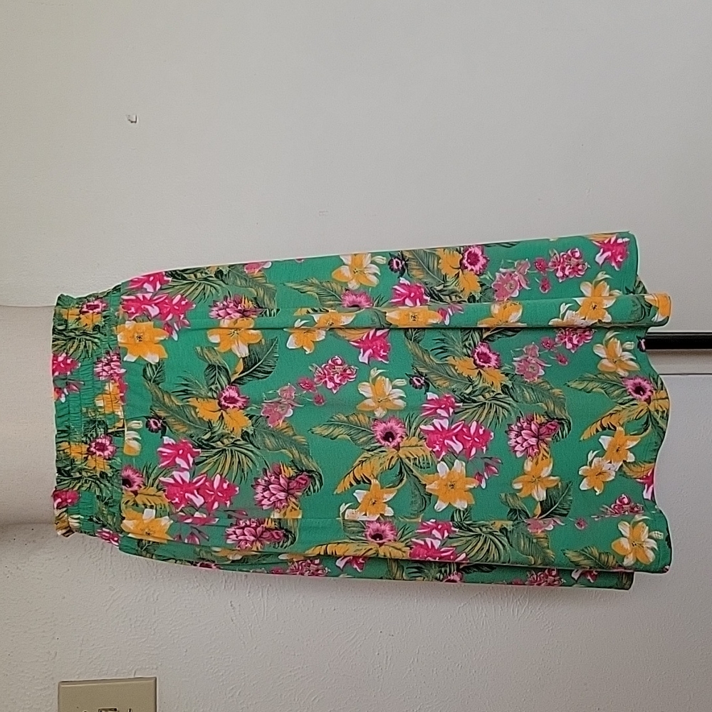Cato cute floral pull-on skirt